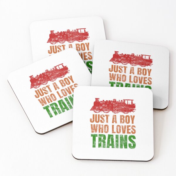 Item preview, Just A Boy Who Loves Trains designed and sold by chaaval.
