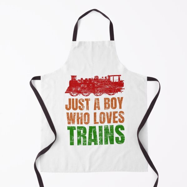 Item preview, Just A Boy Who Loves Trains designed and sold by chaaval.
