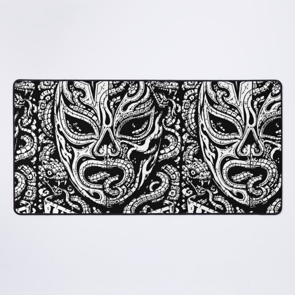 Item preview, Lucha Libre – Vintage Aztec Luchador Mask Streetwear Design designed and sold by twosoulsinc.