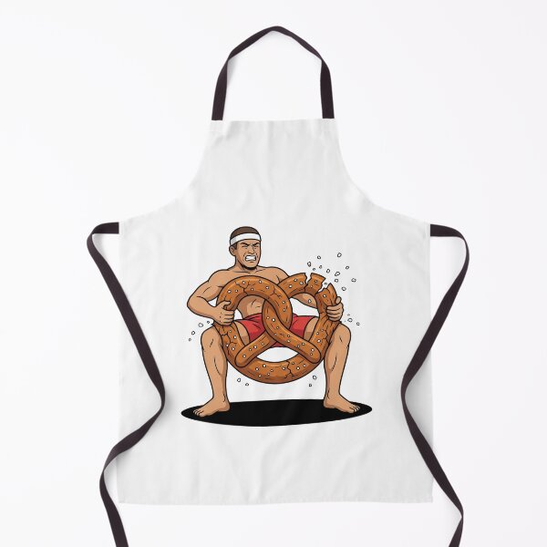 Item preview, Funny Athlete Squeezing Giant Salted Pretzel Workout designed and sold by Rare By Hero.