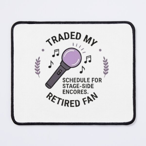 Item preview, Funny Retired K-Pop Fan Shirt – Traded My Schedule for Stage-Side Encores Korean Music Lover Retirement Gift designed and sold by SunAndJune.