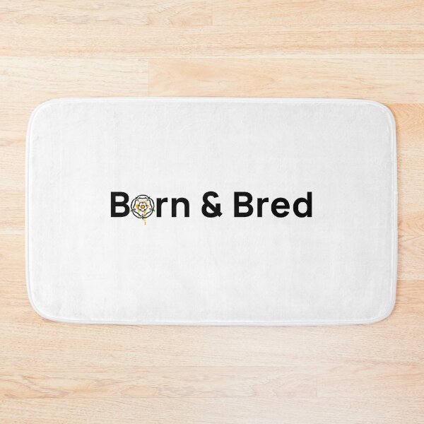 Item preview, Yorkshire Born & Bred White Rose Graphic designed and sold by OnHeathAndMoor.