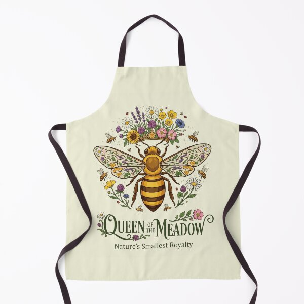 Item preview, Queen of the Meadow Premium Bee Artwork designed and sold by Amr Darwish Graphic designer.