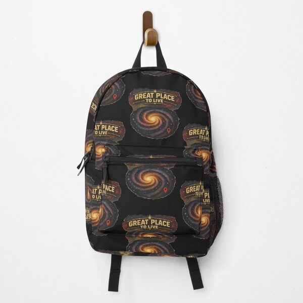 Item preview, 'Great Place to Live' Galaxy You are Here! Retro Sci-Fi designed and sold by Genius Geek.