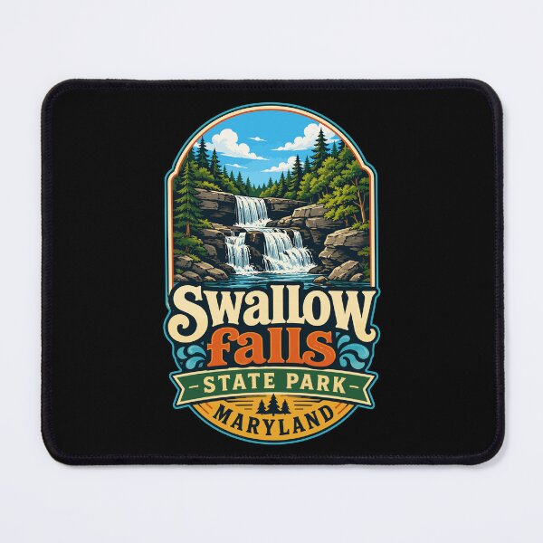 Item preview, Swallow Falls State Park Maryland Travel designed and sold by TomFrontierArt.