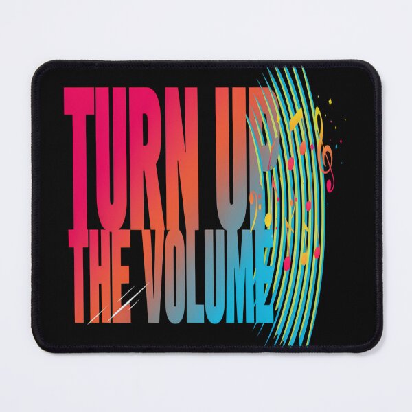 Item preview, Turn Up The Volume – Bold Soundwave Music Energy Design designed and sold by Midnight Veil Designs.