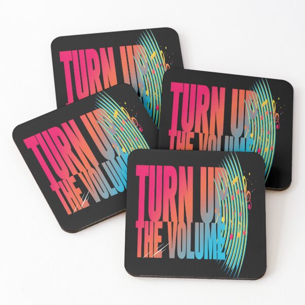 Item preview, Turn Up The Volume – Bold Soundwave Music Energy Design designed and sold by Midnight Veil Designs.