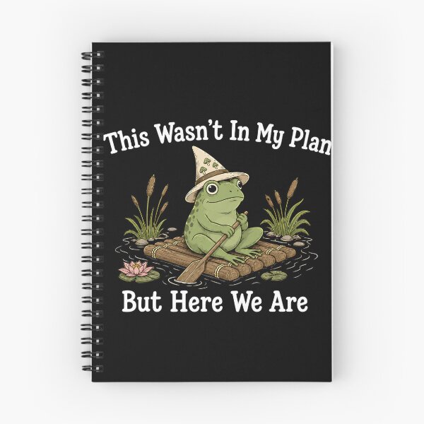 Item preview, This Wasn't In My Plan But Here We Are Funny Frog Meme designed and sold by VGAfanatic.