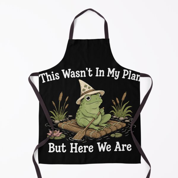 Item preview, This Wasn't In My Plan But Here We Are Funny Frog Meme designed and sold by VGAfanatic.