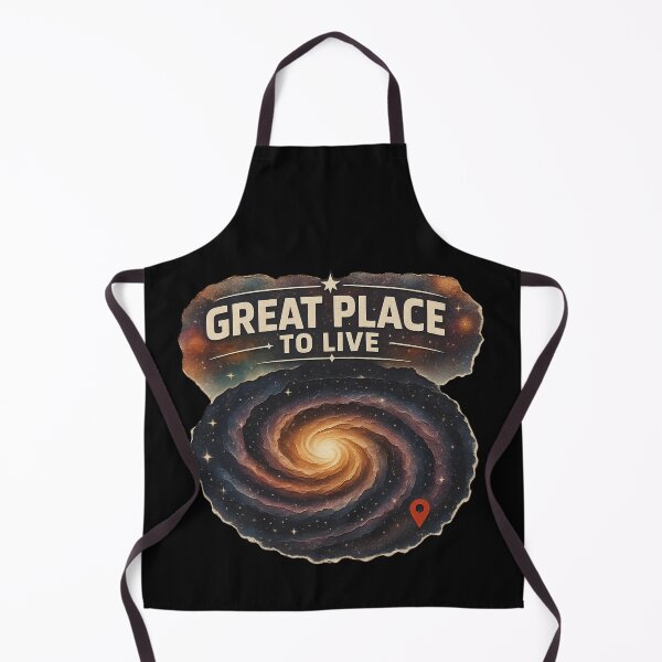 Item preview, 'Great Place to Live' Galaxy You are Here! Retro Sci-Fi designed and sold by Genius Geek.