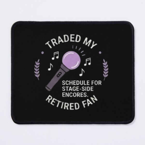 Item preview, Funny Retired K-Pop Fan Shirt – Traded My Schedule for Stage-Side Encores Korean Music Lover Retirement Gift designed and sold by SunAndJune.