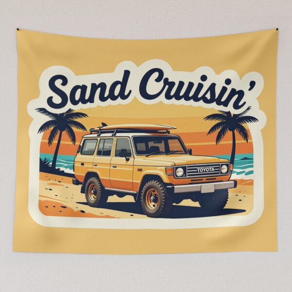 Item preview, Toyota Land Cruiser Sand Cruisin' Retro designed and sold by Dimensionality.