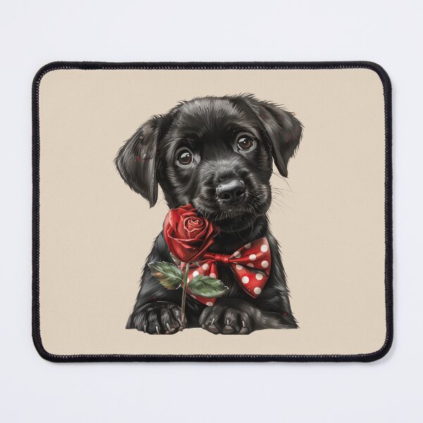 Item preview, Sweet Labrador with a Rose designed and sold by Erika Kaisersot.