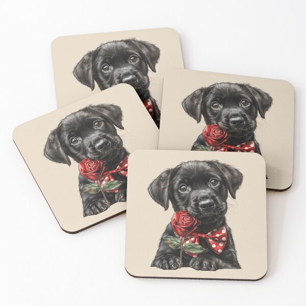 Item preview, Sweet Labrador with a Rose designed and sold by Erika Kaisersot.