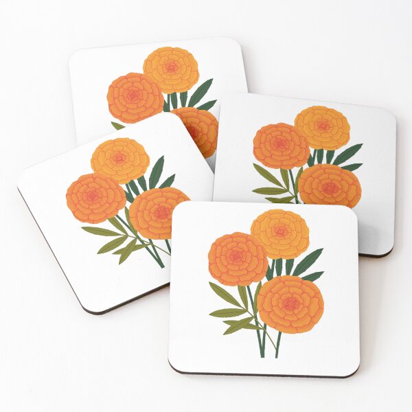 Item preview, Vibrant Orange Marigold Flowers designed and sold by yumnedolesa1.