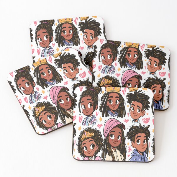 Item preview, Prince and Princess Cool Kawaii Print Pattern designed and sold by RichardRags.