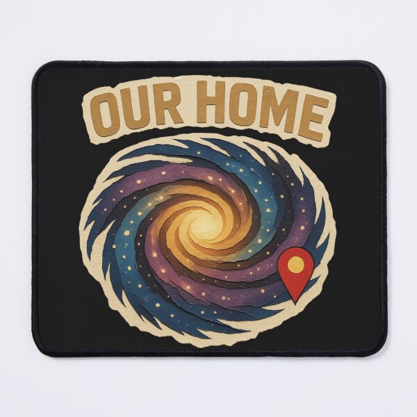 Item preview, 'Our Home' Galaxy You are Here! Retro Sci-Fi designed and sold by Genius Geek.