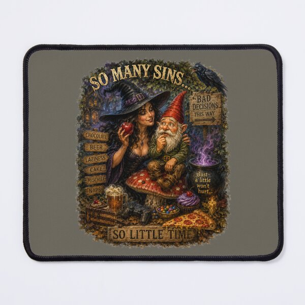 Item preview, So Many Sins So Little Time Vintage Design designed and sold by Alpine-Ink.
