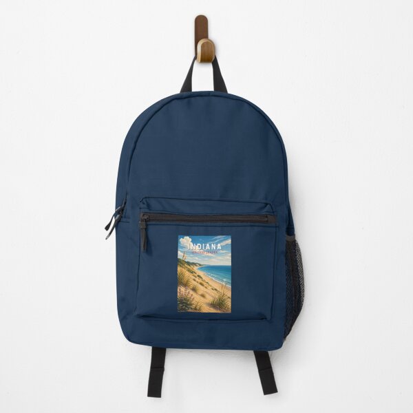 Item preview, Indiana Illustration Travel Art Vintage designed and sold by KrisSidDesigns.