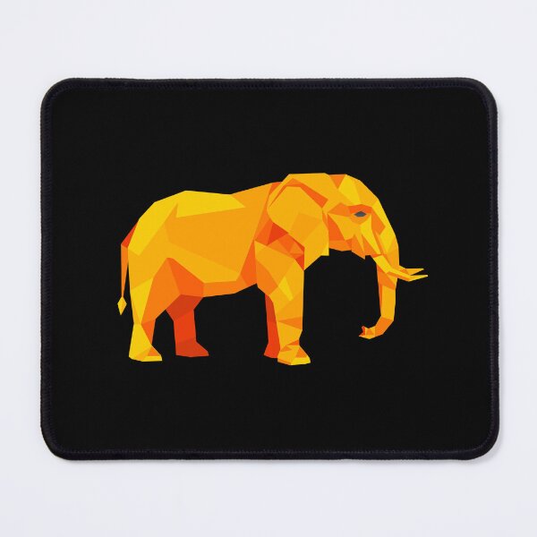 Item preview, Geometric Low Poly Elephant designed and sold by chaaval.