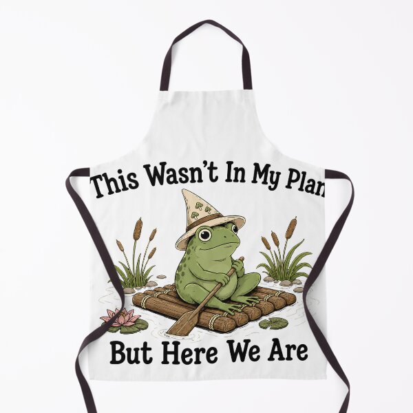 Item preview, This Wasn't In My Plan But Here We Are Funny Frog Meme designed and sold by VGAfanatic.