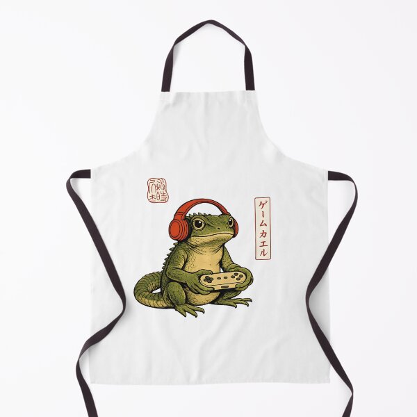 Item preview, Retro Japanese Gamer Lizard with Headphones designed and sold by notorius12.