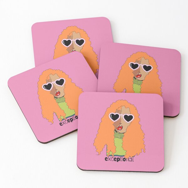 Item preview, Exceptional Girl with Heart Sunglasses  designed and sold by baskamade.