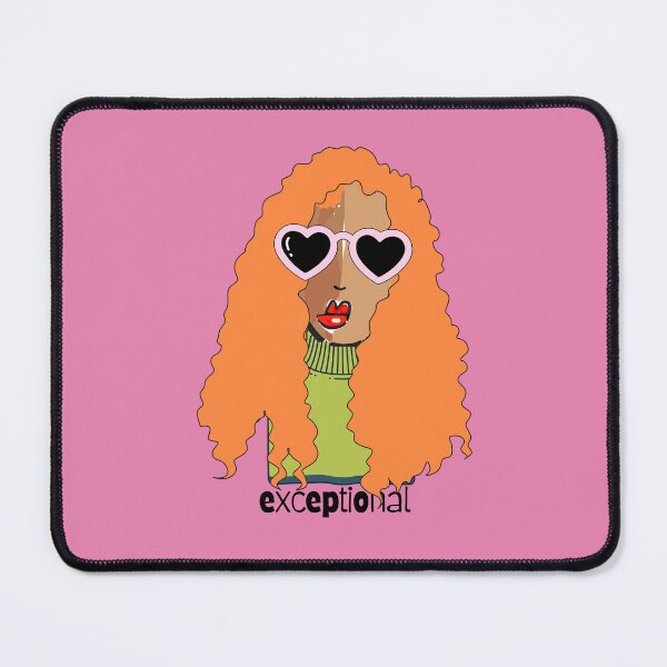 Item preview, Exceptional Girl with Heart Sunglasses designed and sold by baskamade.