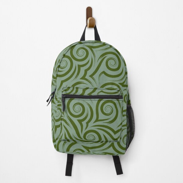 Item preview, Sage Green Tribal Swirl Wave Pattern designed and sold by Jyoti Digital Artist.