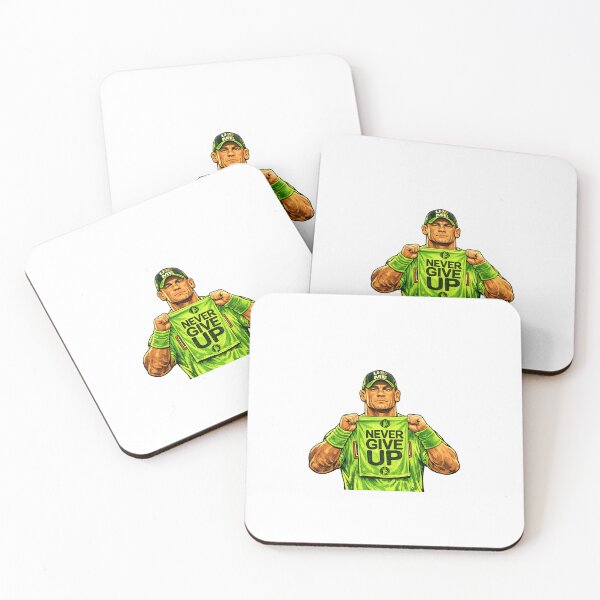 Item preview, John Cena - Never give up WWE fan art designed and sold by t-patterns.