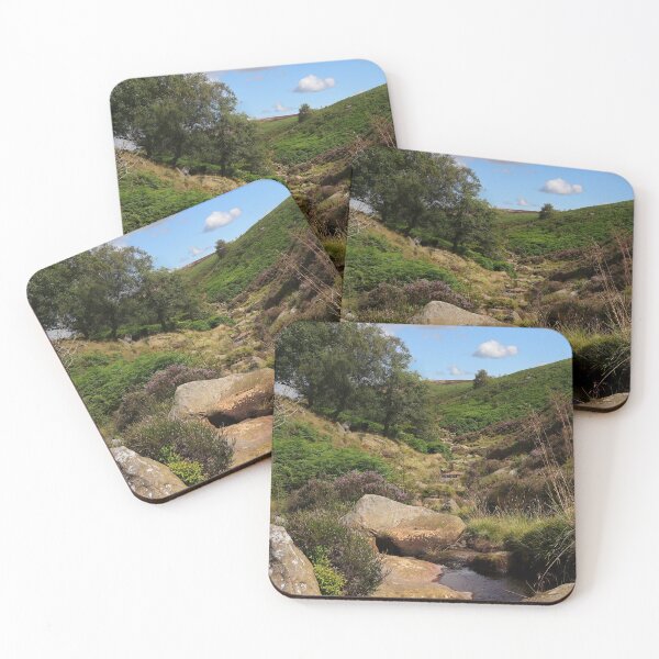 Item preview, Scenic Yorkshire Moors Brontë Falls Photography designed and sold by OnHeathAndMoor.