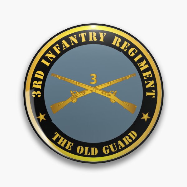 Item preview, Army - 3rd Infantry Regiment -The Old Guard w Inf Branch designed and sold by Military Insignia Products.