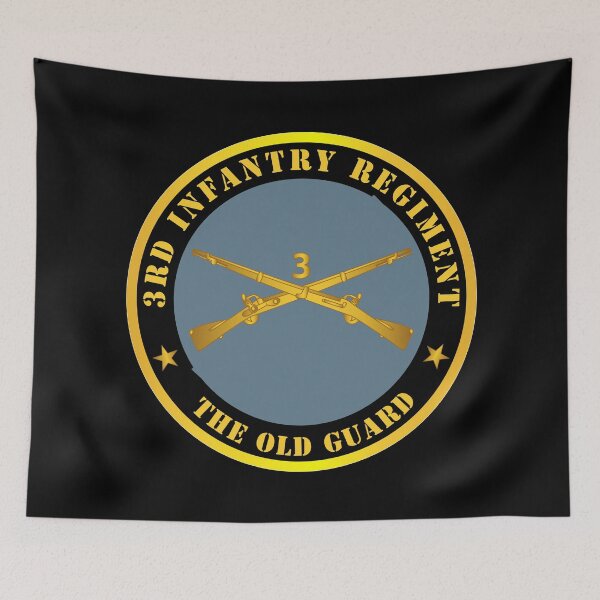 Item preview, Army - 3rd Infantry Regiment -The Old Guard w Inf Branch designed and sold by Military Insignia Products.