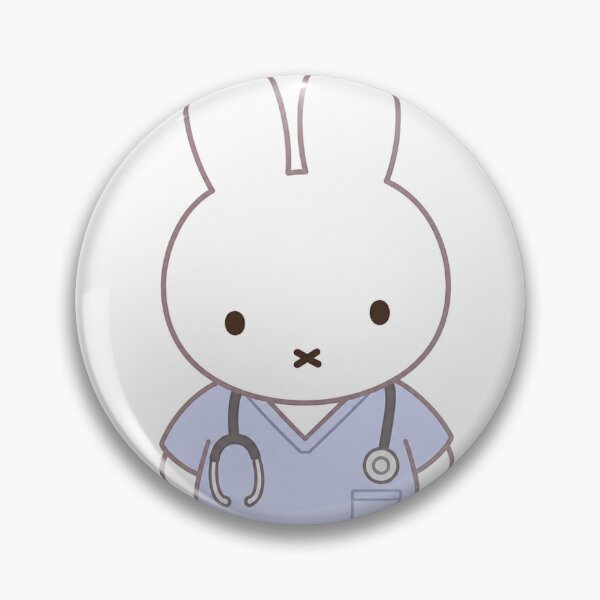 Item preview, Miffy Healthcare Nurse designed and sold by pearlmilktea.