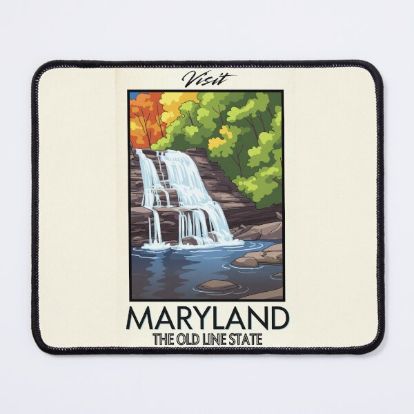 Item preview, Maryland Scenic Vintage Style Travel Advert designed and sold by Dimensionality.