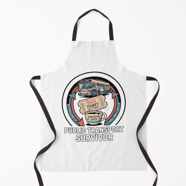 Item preview, public transport survivor Retro Vintage Minimalist Graphic designed and sold by Probably Fine Design.