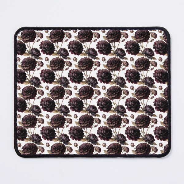 Item preview, Dark Cottagecore Dahlia Pattern | Gothic Botanical Vintage Floral Wallpaper designed and sold by Mousy17.