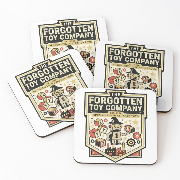 Item preview, Forgotten toy company Retro Vintage Minimalist Graphic designed and sold by Probably Fine Design.