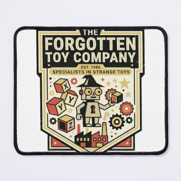 Item preview, Forgotten toy company Retro Vintage Minimalist Graphic designed and sold by Probably Fine Design.