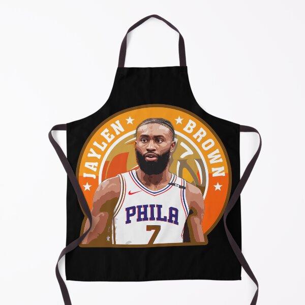Item preview, Jaylen Brown Basketball Portrait Artwork with Circular Typography Graphic Design designed and sold by Zigmak.