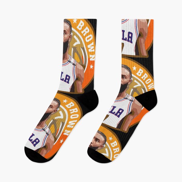 Item preview, Jaylen Brown Basketball Portrait Artwork with Circular Typography Graphic Design designed and sold by Zigmak.