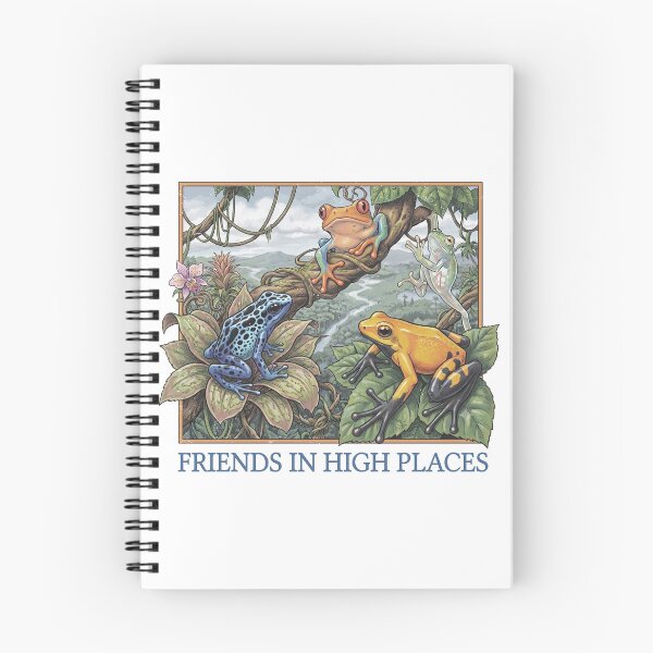 Item preview, Funny Frog Lovers Shirt Friends in High Places Funny Nature Cottagecore Graphic designed and sold by LessIsLoud.
