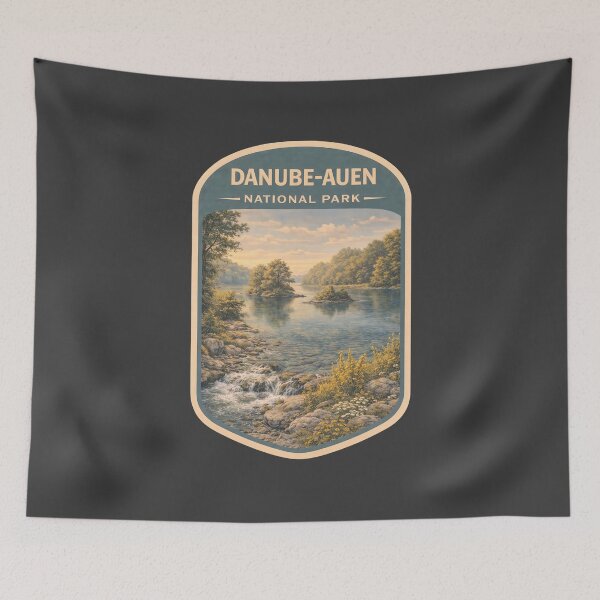 Item preview, Austria National Parks Vintage Travel Prints: Danube-Auen designed and sold by PinUpPizzazz.