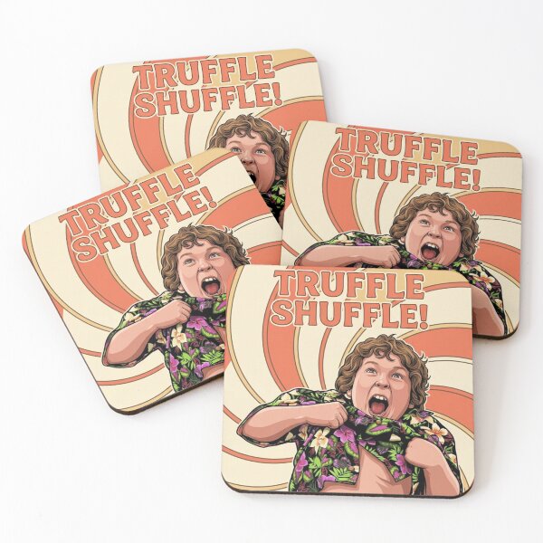 Item preview, Goonies Truffle Shuffle Original Custom Vintage Movie Poster Wall Art Tee Design designed and sold by Cool Robot Bro..