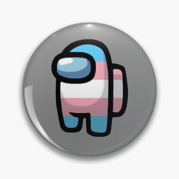 Item preview, among us crewmate - transgender pride designed and sold by noob publishing.
