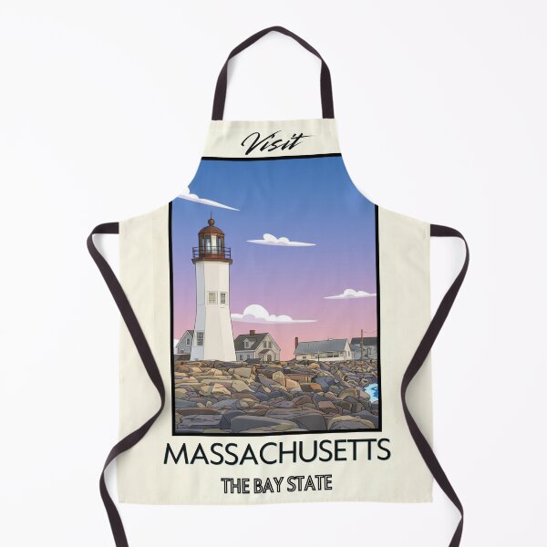 Item preview, Massachusetts Scenic Vintage Style Travel Advert designed and sold by Dimensionality.