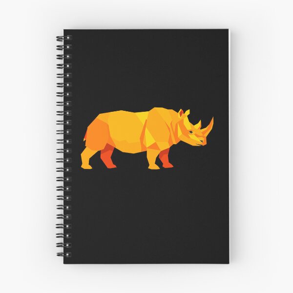 Item preview, Geometric Low Poly Rhinoceros designed and sold by chaaval.