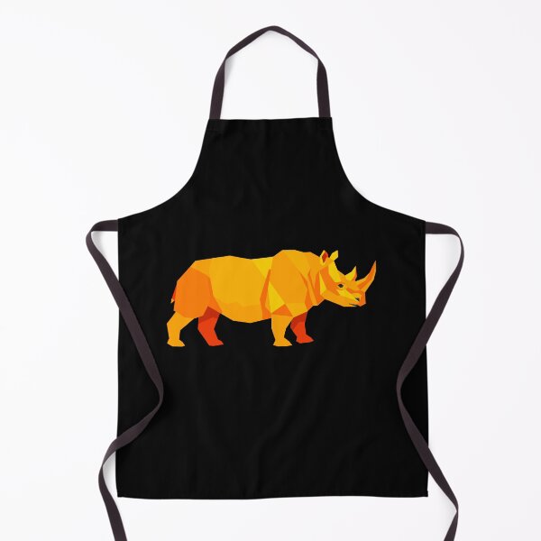 Item preview, Geometric Low Poly Rhinoceros designed and sold by chaaval.