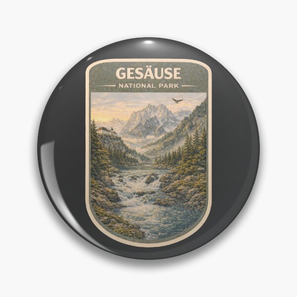 Item preview, Austria National Parks Vintage Travel Prints: Gesäuse designed and sold by PinUpPizzazz.