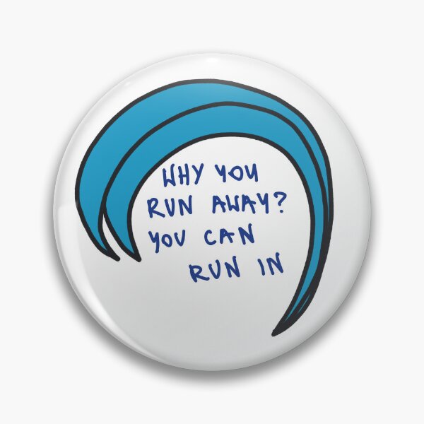 Item preview, BTS swim lyrics why you run away you can run in designed and sold by elbi0sa.